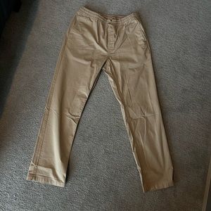 Vans Drawstring Chino Pants in Khaki